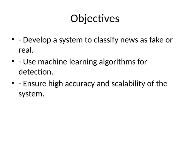 Fake_News_Detection using machine Learning | PPTX
