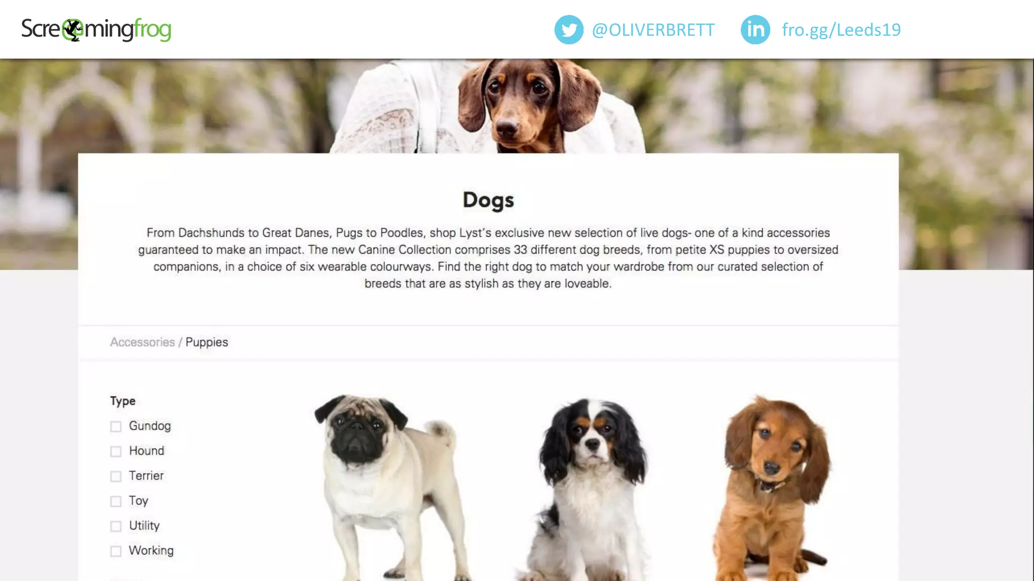 • Fake product
fro.gg/Leeds19@OLIVERBRETT
 