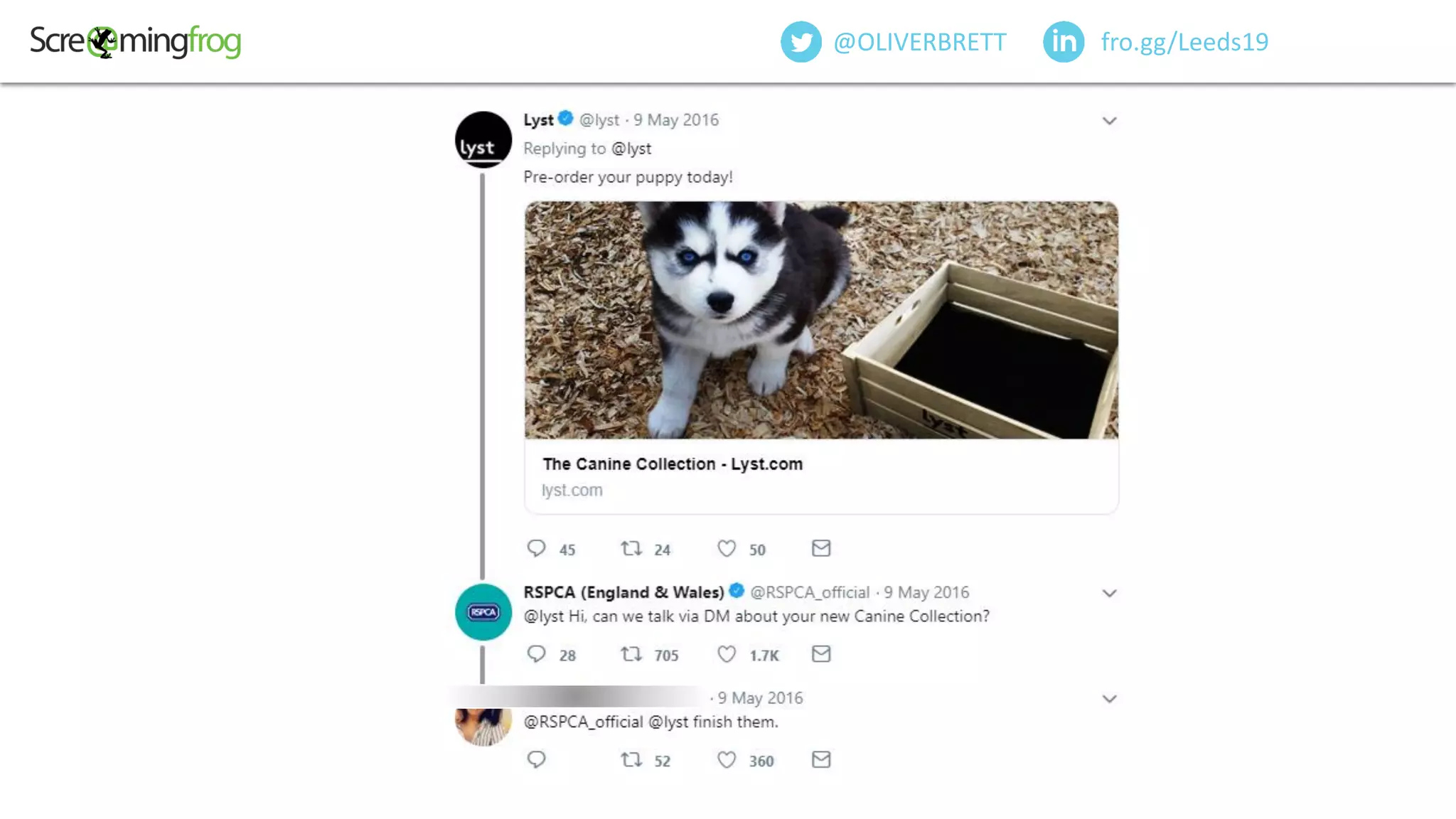 fro.gg/Leeds19@OLIVERBRETT
 