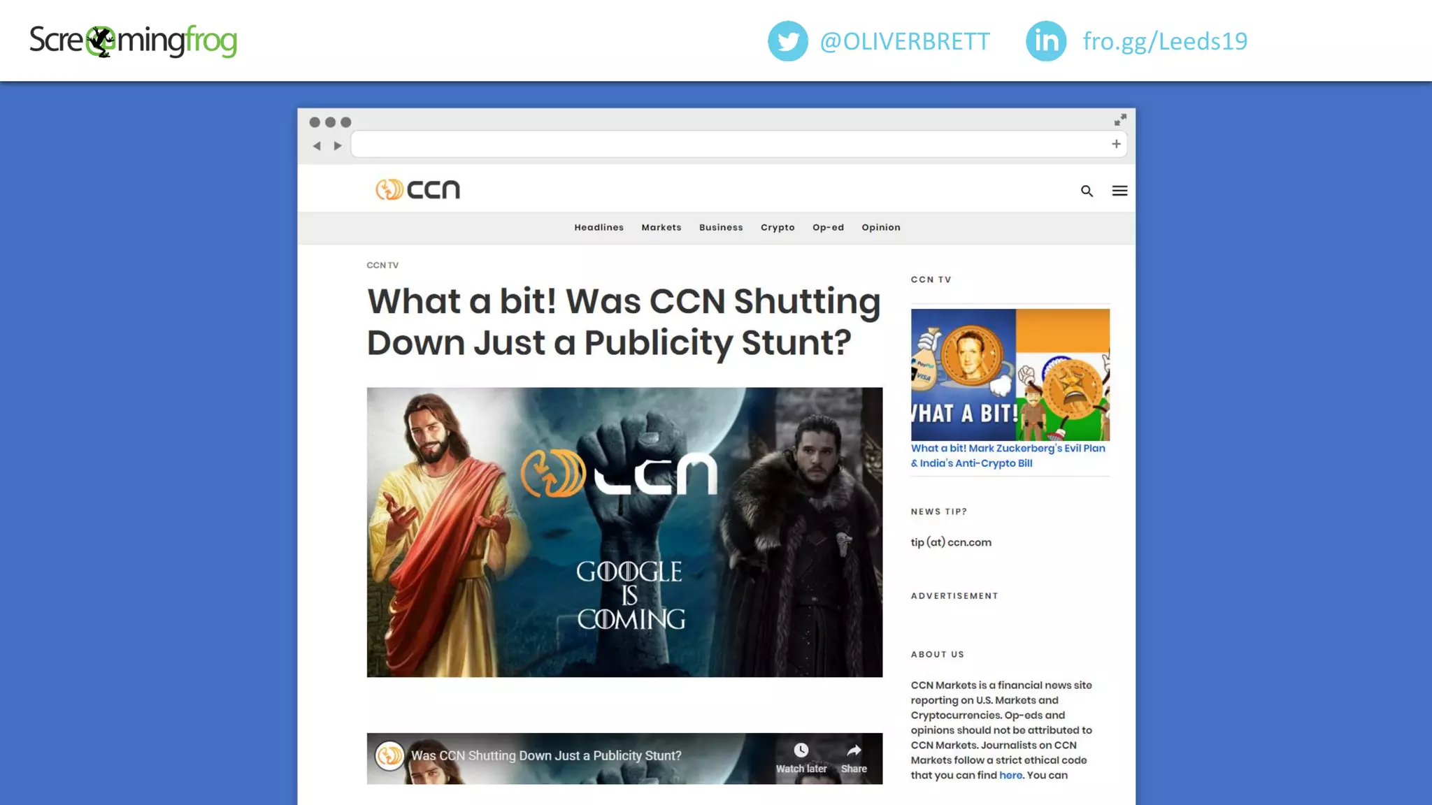 fro.gg/Leeds19@OLIVERBRETT
 