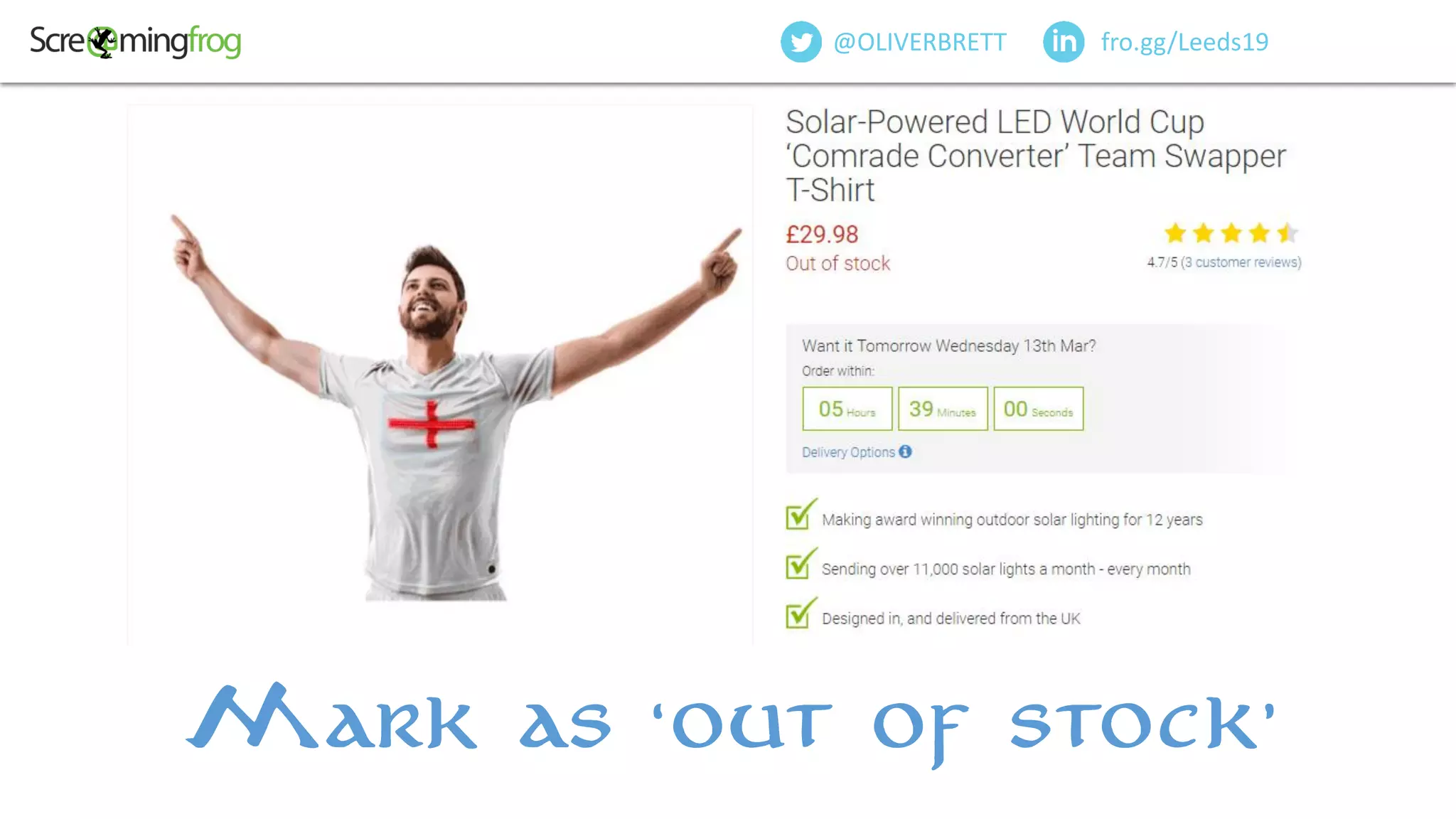 Mark as ‘out of stock’
fro.gg/Leeds19@OLIVERBRETT
 