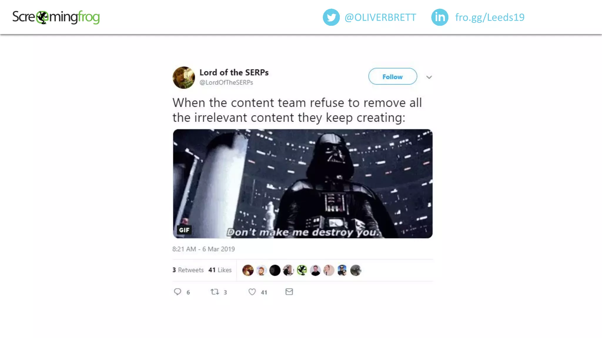 fro.gg/Leeds19@OLIVERBRETT
 