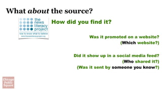 What about the source?
How did you find it?
Was it promoted on a website? 
(Which website?)
 
Did it show up in a social media feed? 
(Who shared it?) 
(Was it sent by someone you know?)
 