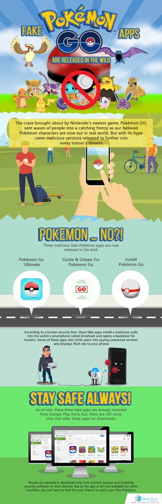 Fake Pokémon GO Apps Are Released in the Wild