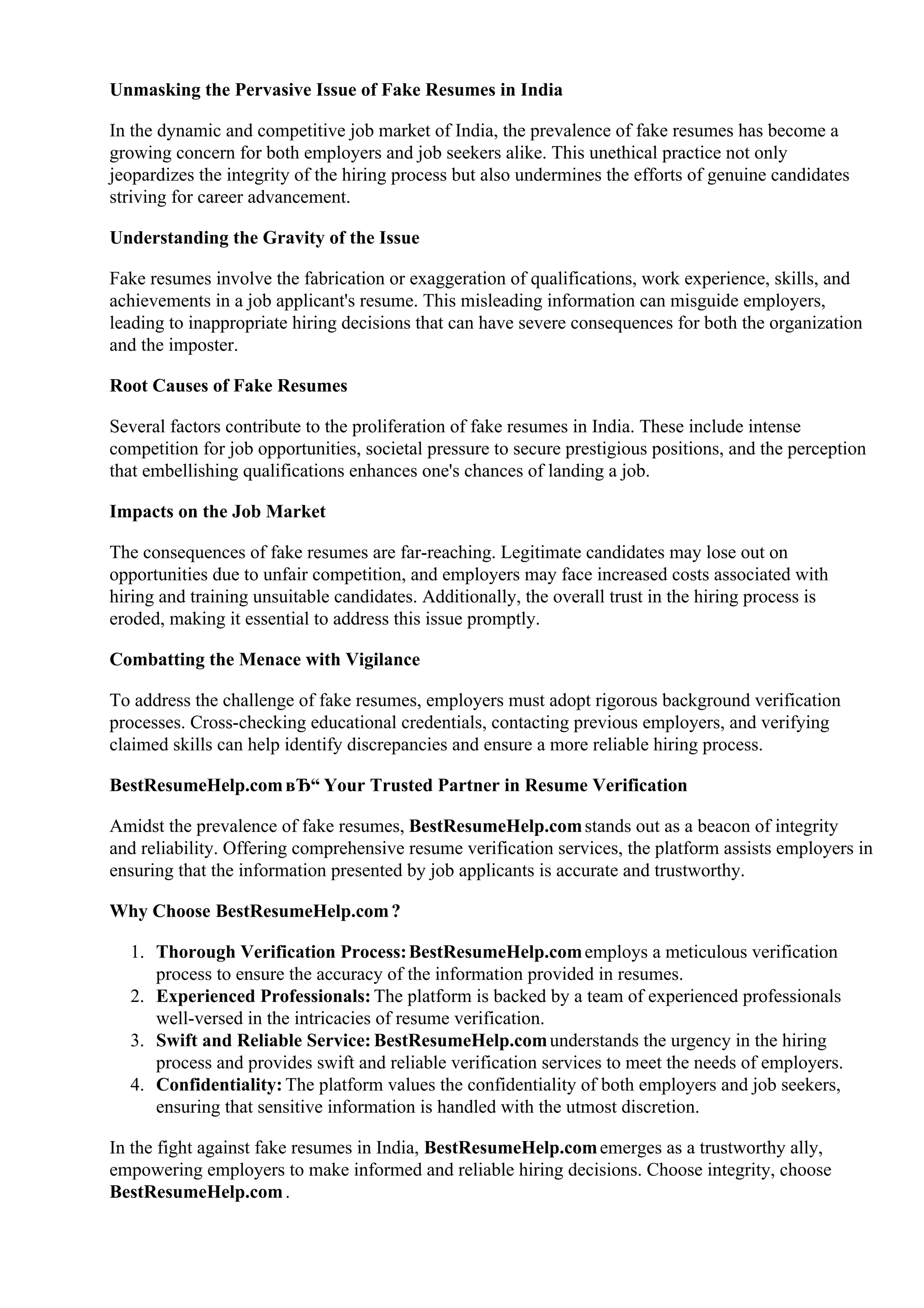 Fake Resumes In India Fake Resume - Fake Resumes In India Fake Resume Example 1 2048 