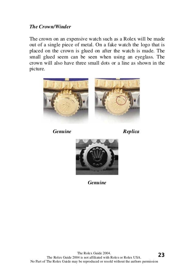 rolex crown