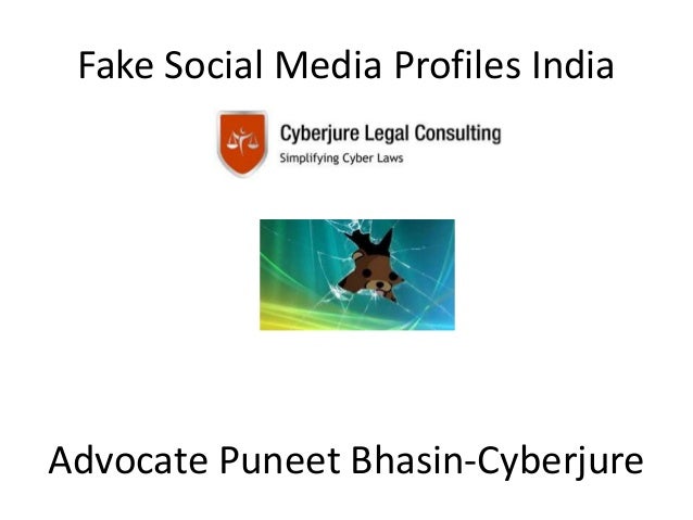 Fake social media profiles india