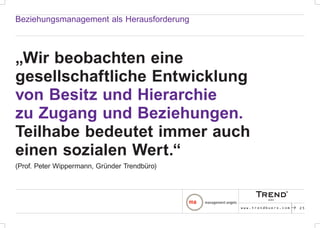 Trend Audit 2009. Sozialer Reichtum