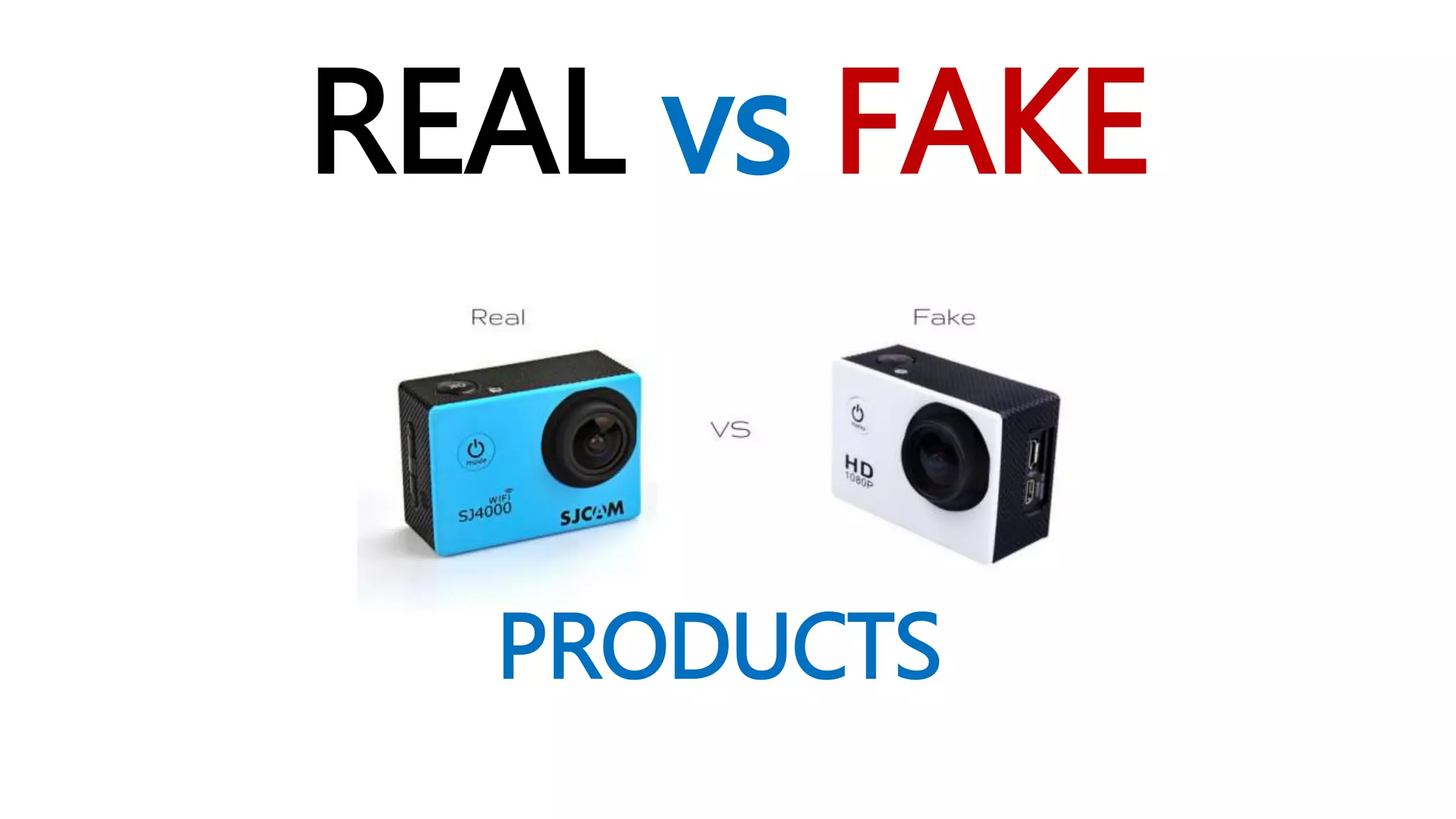Real vs Fake Products Group Project PPT