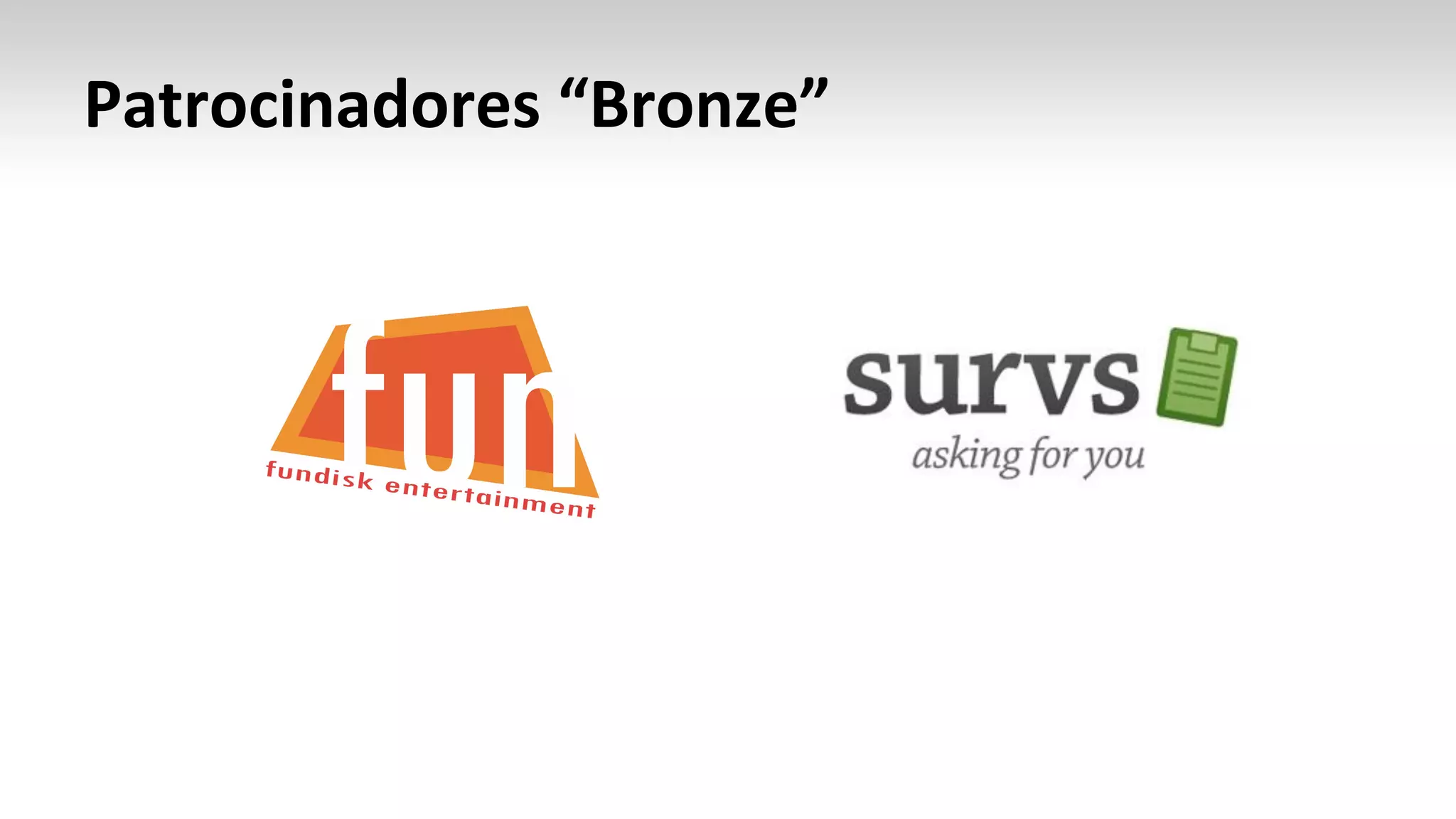 Patrocinadores “Bronze”
 