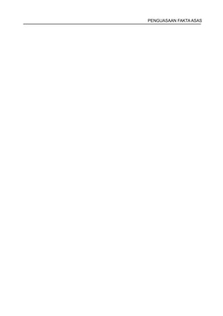 PENGUASAAN FAKTA ASAS
 