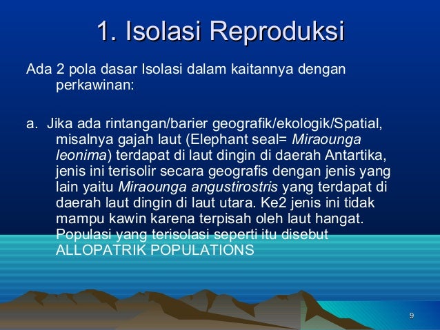 Faktor Faktor Evolusi Faktor Faktor Evolusi