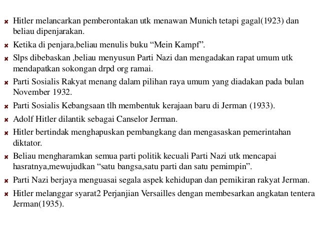 Faktor Faktor Tercetus Kemunculan Perang Dunia Kedua