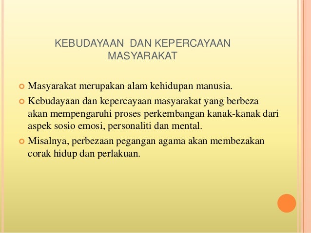 Faktor Faktor Yang Mempengaruhi Perkembangan Sosioemosi Kanak Kanak