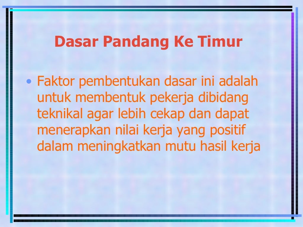 Faktor faktor yang mempengaruhi proses penggubalan dasardasar bagi n…