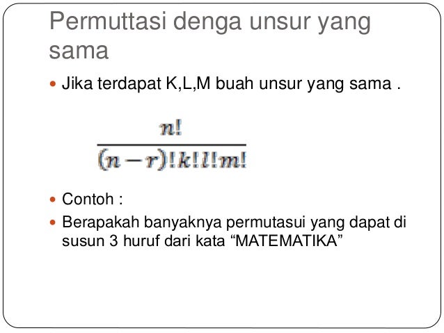Faktorial Permutasi