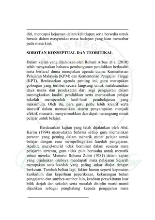 Faktor, kesan dan strategi menangani permasalahan kurang tumpuan dalau2026