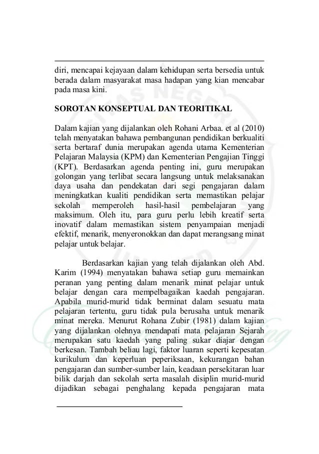 Faktor Kesan Dan Strategi Menangani Permasalahan Kurang Tumpuan Dala