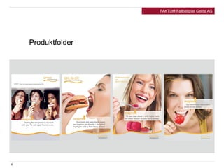 6 
FAKTUM Fallbeispiel Gelita AG 
Produktfolder 
 