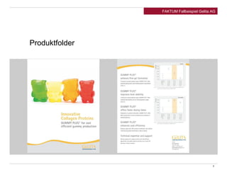 FAKTUM Fallbeispiel Gelita AG 
7 
Produktfolder 
 