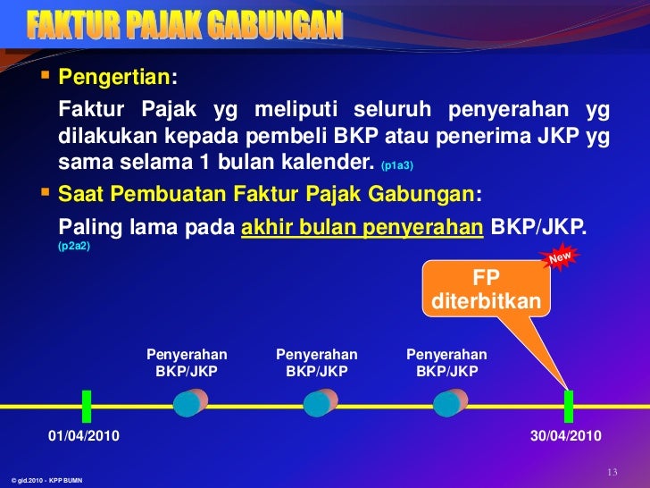 Faktur pajak 2010 (per 13&65 2010 & se-50-2011)