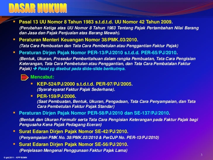 Faktur pajak 2010 (per 13&65 2010 & se-50-2011)