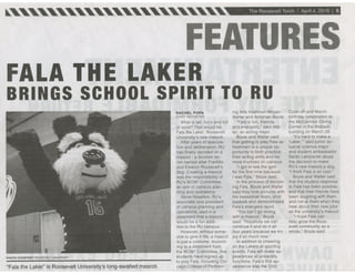 Fala the Laker brings school spirit to RU