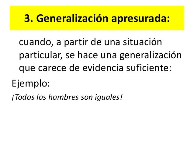 Falacias