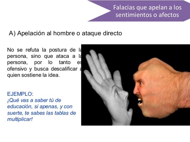 Falacias argumentativas