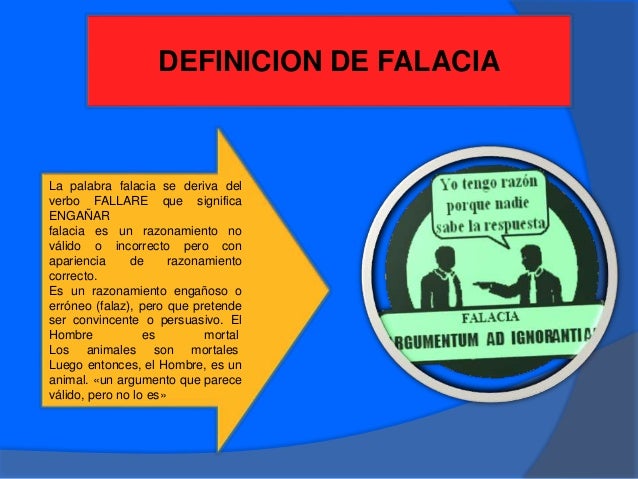 Falacias