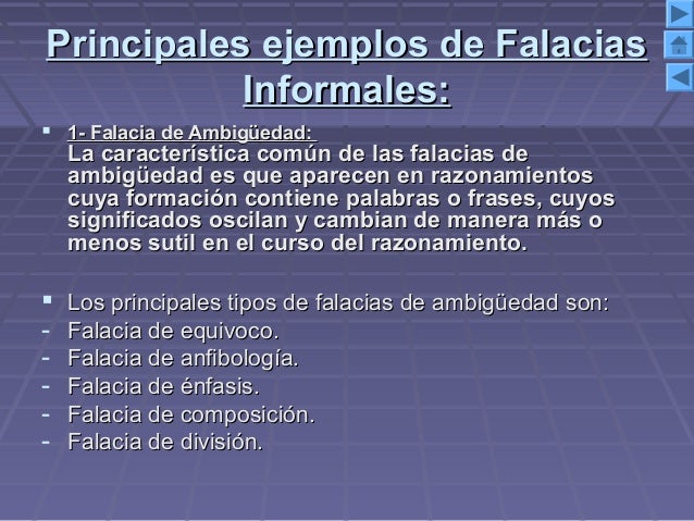 Falacias formales e informales