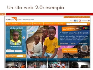 Un sito web 2.0: esempio 