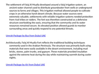Falaj Al Mualla Fort A Historic Guardian of the UAE’s Desert Oasis.pptx
