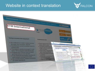 Website in context translation
 