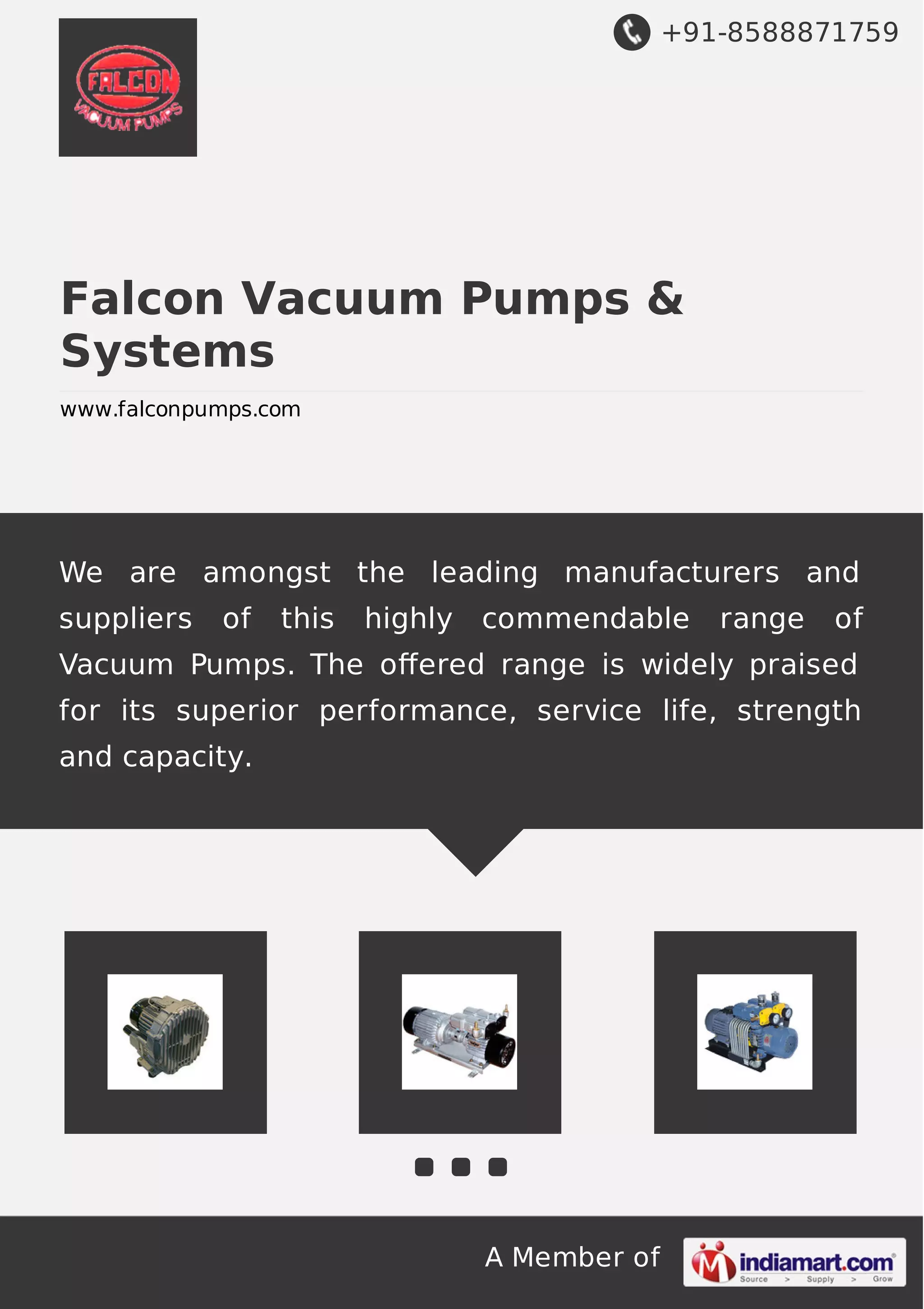 Falcon vacuumpumpssystems PDF