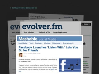 1. CAPTURING THE EXPERIENCE
 