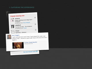 1. CAPTURING THE EXPERIENCE
 