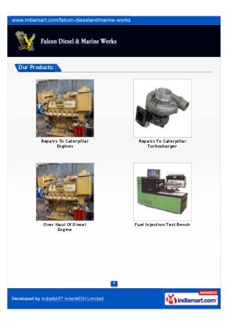 GENERATOR MAINTENANCE SERVICES
We are a leading service provider for the Generator Maintenance
Services.We use high grade material and latest equipment in providing
these services which cater the need of the customers.
Generator Maintenance
Services
Silent Power Generators
Maintenance Service
Gas Power Generators
Maintenance Service
Products
 