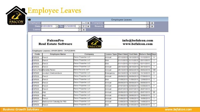 Falcon Pro English Real Estate Software