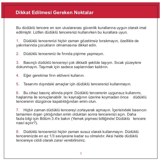 Duduklu Tencere Pisirme Sureleri