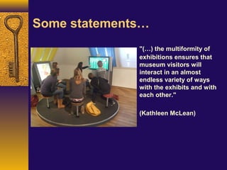 Museum Experience as defined by John Falk & Lynn Dierking 2013 | PPT