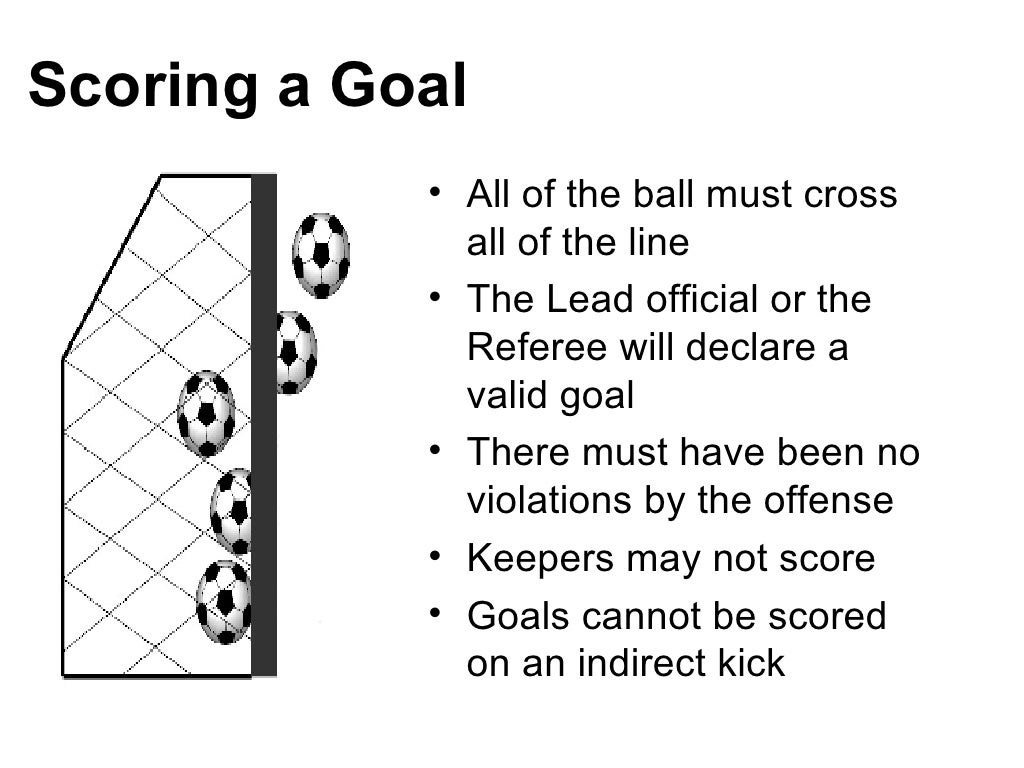 Scoring a Goal All of