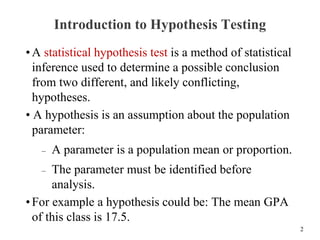 Comprehensive Guide to Hypothesis Testing in Stochastic Processes | PDF