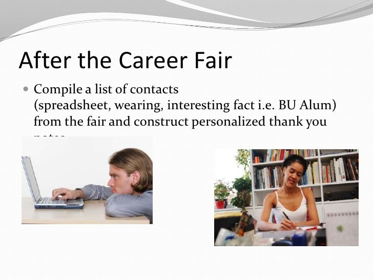 thank you after career fair