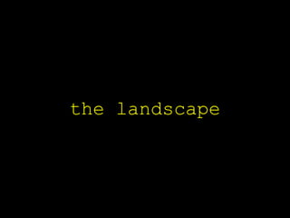the landscape