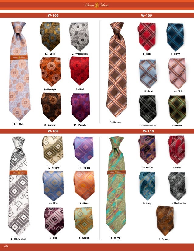 Steven Land Big Knot Silk Tie | BW310 Black/White main image 1
