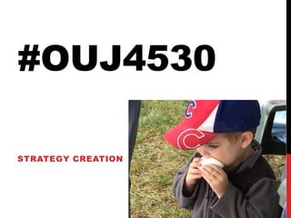#OUJ4530
STRATEGY CREATION
 
