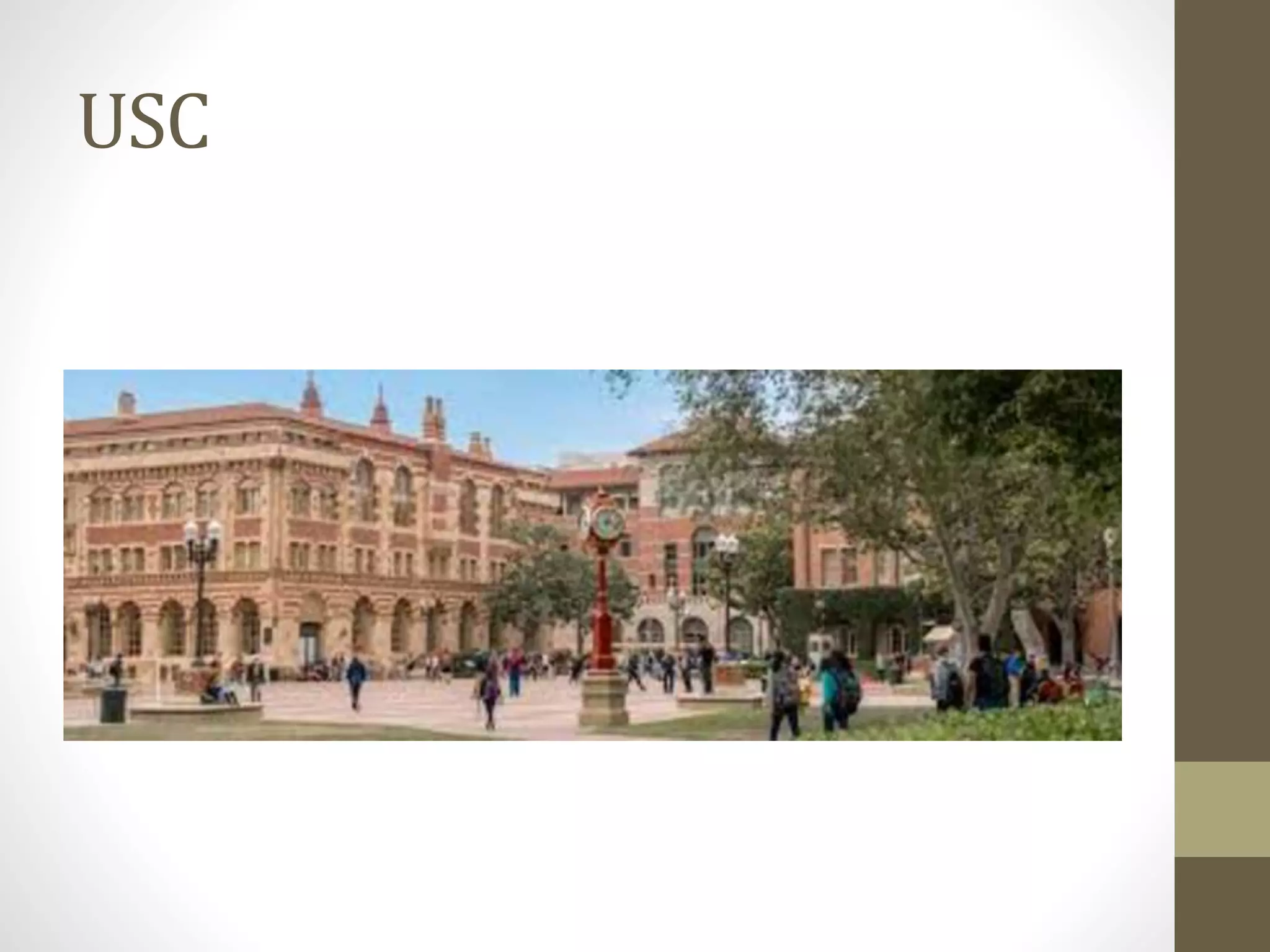 USC
 
