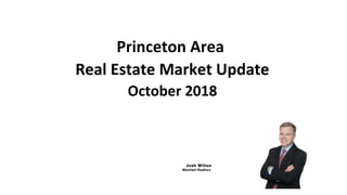 Princeton Area
Real Estate Market Update
October 2018
Josh Wilton
Weichert Realtors
 