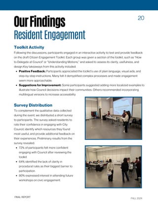 Toolkit Activity
Following the discussions, participants engaged in an interactive activity to test and provide feedback
o...